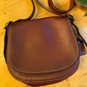 💗Coach Glove Tanned Saddle Bag